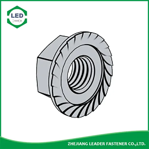 ASME B18.16.4 Flensmoeren